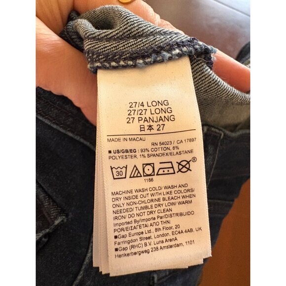 GAP Denim  ’70s Flare High Rise Jeans  in Size 27 or US 4 Long - Picture 8 of 12